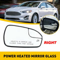 Right Heated Rear View Mirror Glass for Ford Fusion (2013–2020)