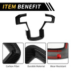1 Pcs Carbon Fiber Steering Wheel Cover Trim for Ford F-150 (2015–2020)
