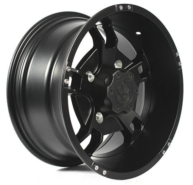 Pro Armor Ryder UTV Wheel Rim 14x8 Matte Black 5 Spoke 4/156 (-9mm Offset)