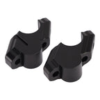 CNC Black Handlebar Risers Kit for Yamaha Tenere 700 T7 (2019–2025)