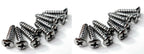Door Sill Plates Screws Hardware Set for Ford Mustang (1965–1968)
