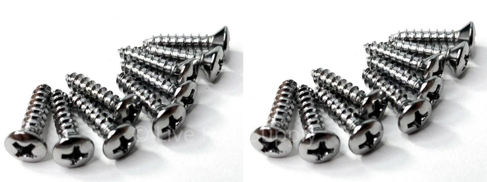 Door Sill Plates Screws Hardware Set for Ford Mustang (1965–1968)
