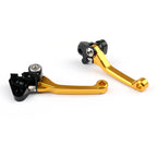 Pair CNC Brake Clutch Levers for Suzuki RMZ250 (2005–2006) Gold