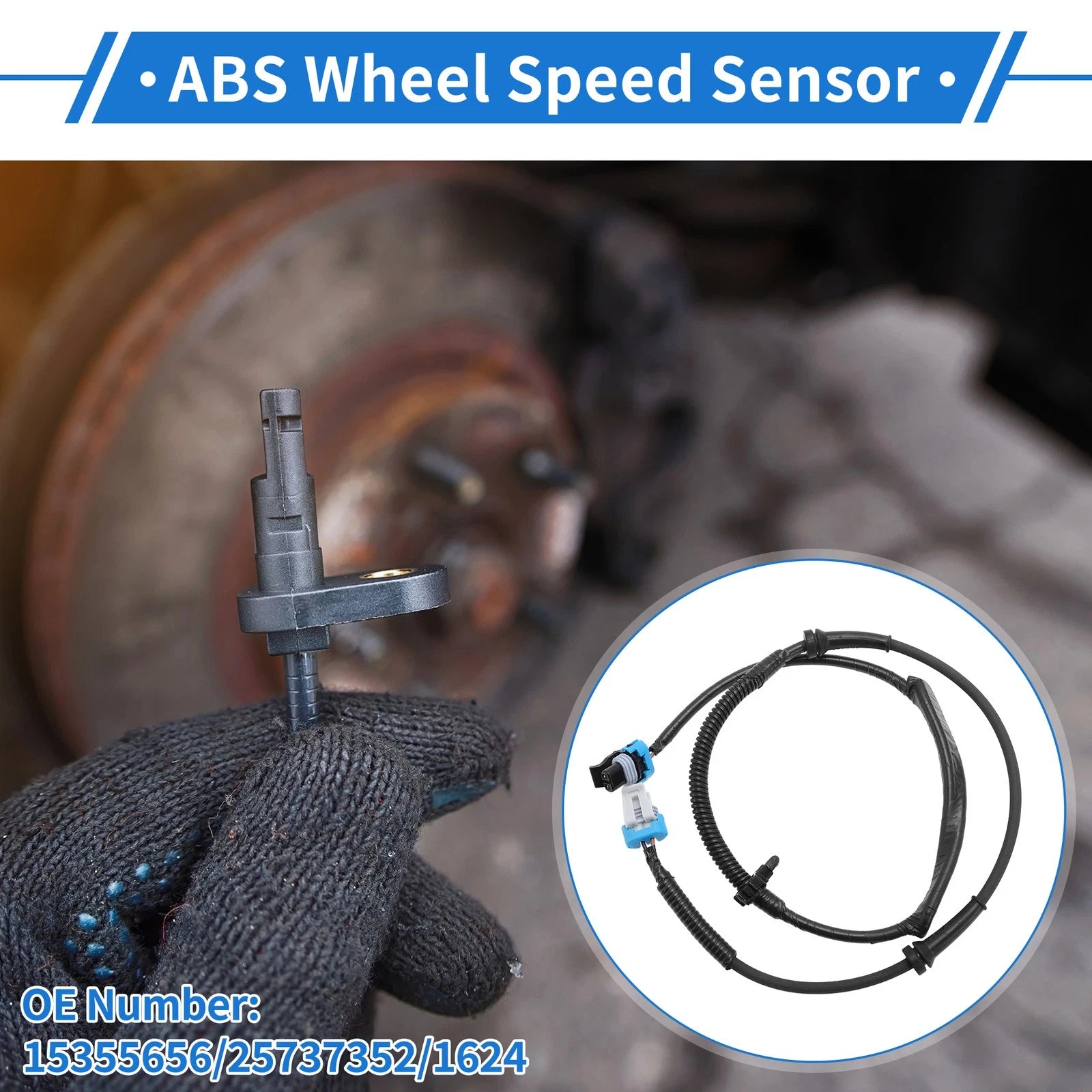 ABS Wheel Speed Sensor for Buick LeSabre (No. 15355656/25737352/1624)