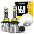 2X CANBUS 9006 LED Headlight Bulbs for Low Beam (24000LM, 6500K)