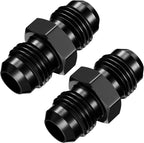 2-Piece 8AN Male Flare Adapter for Auto Replacement Parts