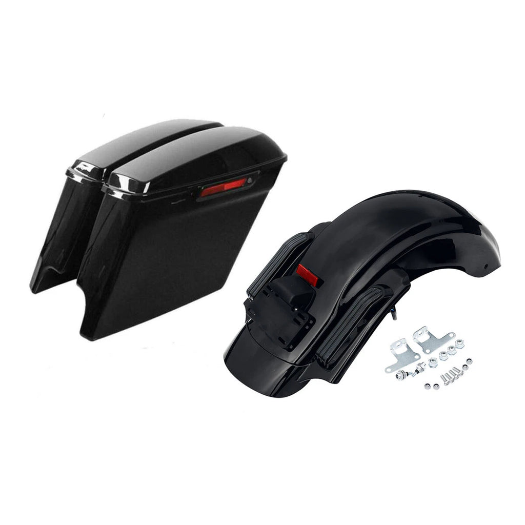 5" Stretched Saddlebag Rear Fender for Harley CVO Road King Glide (2014–2024)