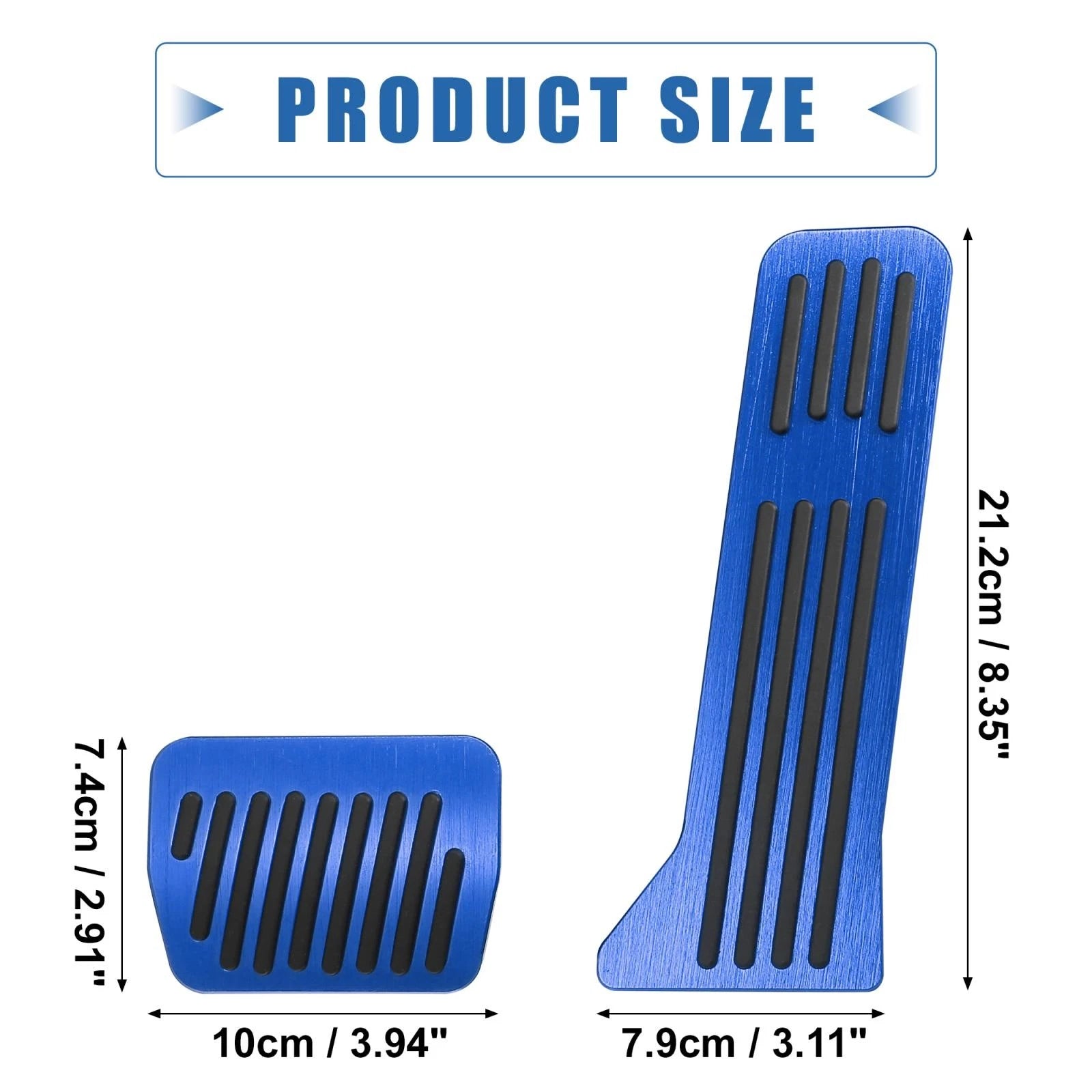 Foot Pedal Pads Cover Kit for Mazda 2 3 6 CX-3 CX-5 (2011–2021)