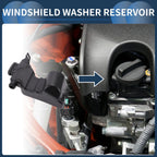 Windshield Washer Reservoir for Mercedes Benz C300 E400 E53 (2015-2023)