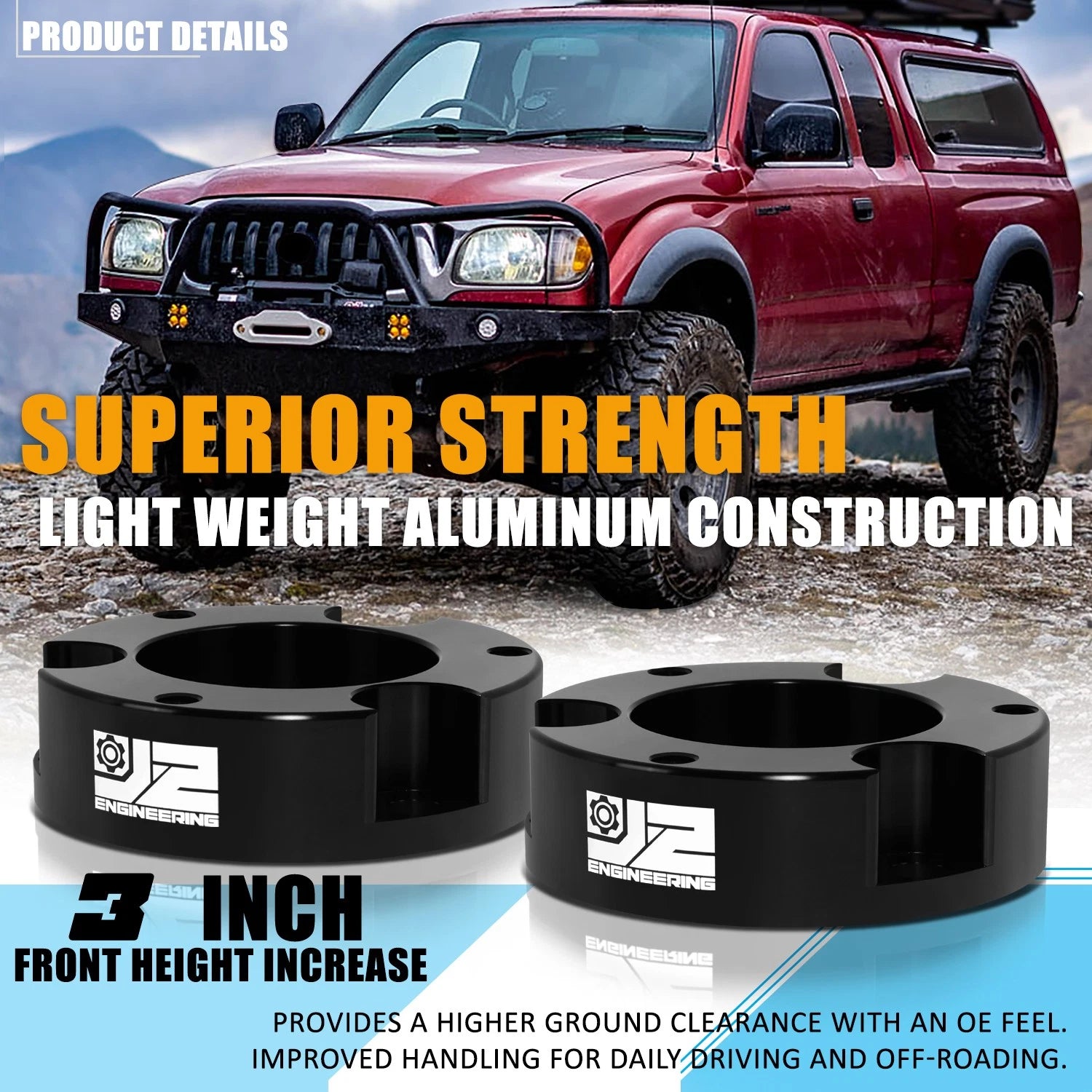 2" Lift Kit Spacers for Toyota 4Runner Tacoma (1995–2004)
