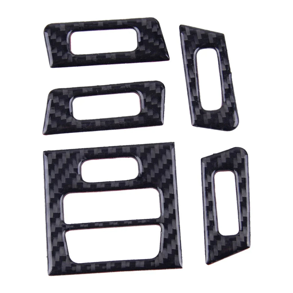 Carbon Fiber ABS Central Vent Outlet Trim for BMW E90 E92 E93 (2007-2013)