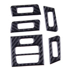Carbon Fiber ABS Central Vent Outlet Trim for BMW E90 E92 E93 (2007-2013)