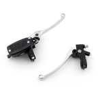 Chrome Hand Control Reservoir Brake Clutch Lever for Motorcycle (7/8")