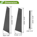 6 Pcs Door Pillar Window Trim for BMW 5-Series Carbon Fiber Black (2018 - 2023)