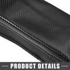 Center Console Cover Pad for Hyundai Tucson 2016-2021 Carbon Fiber Black