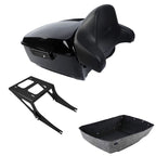 Trunk Backrest Mount Rack for Harley Fat Boy (2008–2017) Black