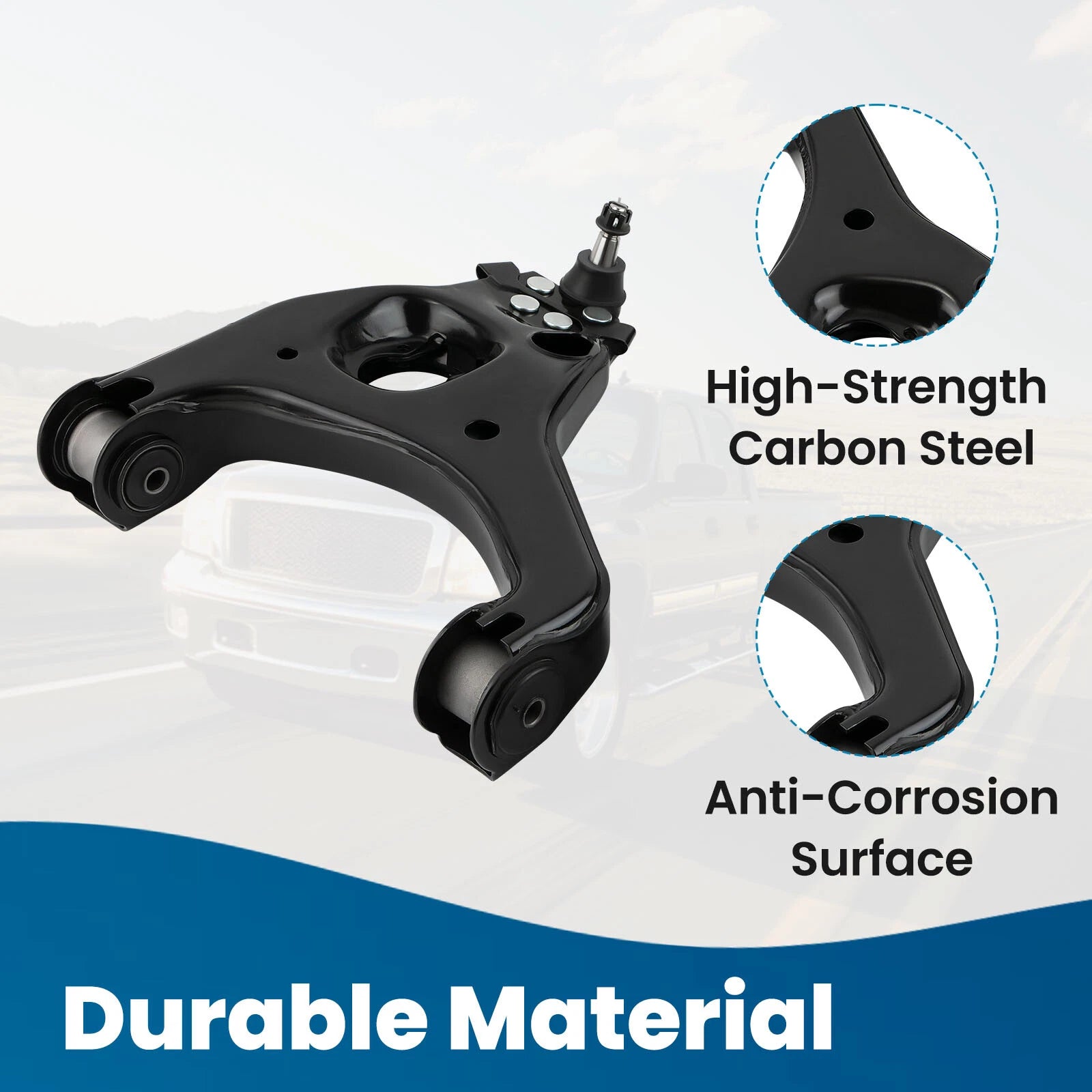 Front Control Arm Suspension Kit with Ball Joint for Chevrolet Silverado 1500 (1999–2006)
