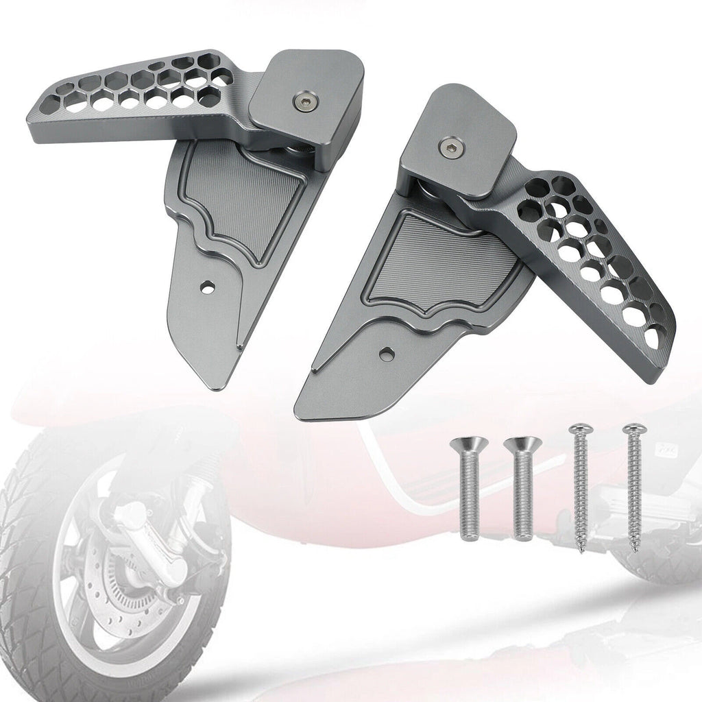 Rear Footrests Foot Pegs for Vespa Primavera/Sprint 125 150 (2017–2020)