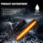 Smoked Lens Amber LED Side Marker Lights for BMW E30 E34 (1982–1996)