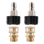 4Pc Pressure Washer Adapter Set M22 Swivel to 3/8'' Connect