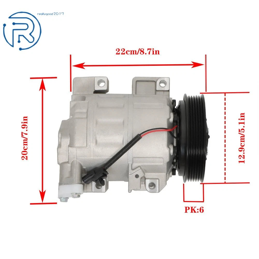A/C Compressor with Clutch for Nissan Sentra Altima (2007–2012) 68664 98664