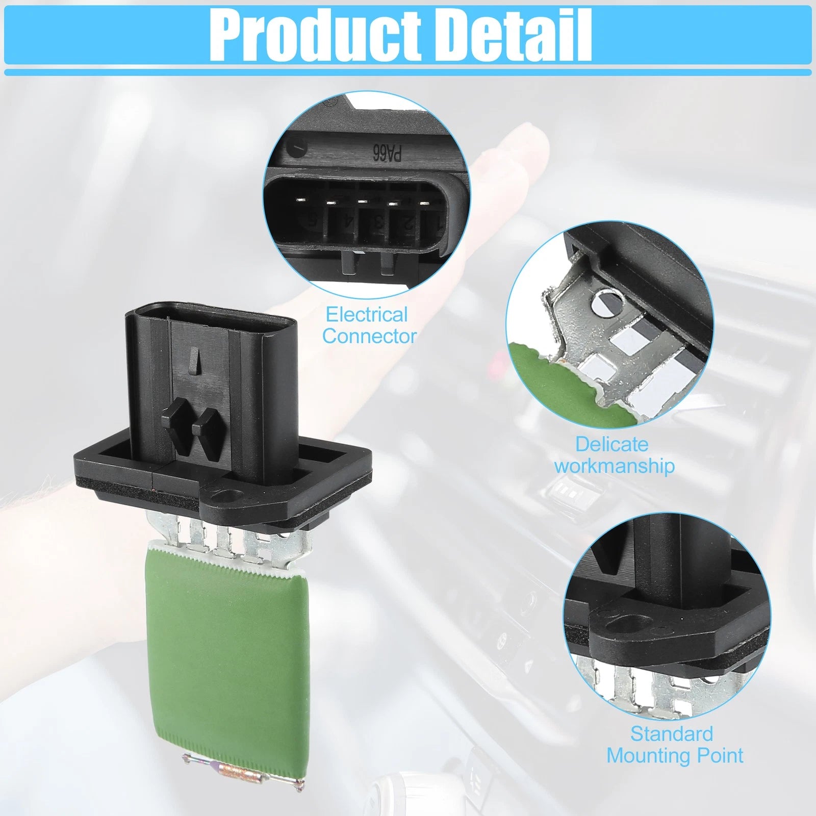 HVAC Blower Motor Resistor for Dodge Dakota (2005–2006) 5161067AA