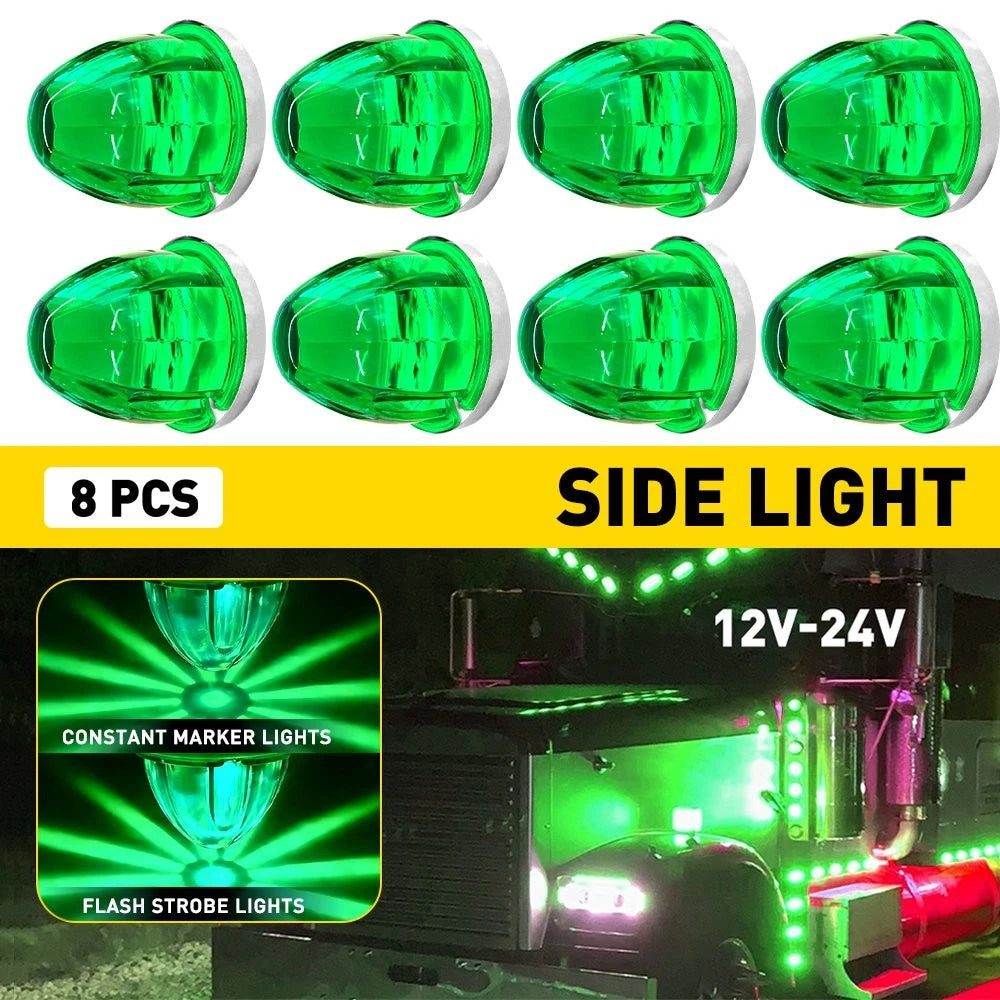 8X LED Watermelon Light Flash Lamp for Truck Trailer (EJ)