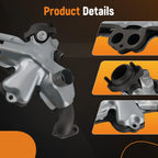 Exhaust Manifold for Jeep Wrangler L4 2.5L (1987–1995) with Heat Shield