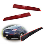 2Pcs Red Rear Bumper Reflectors for Acura TL (2009–2011)