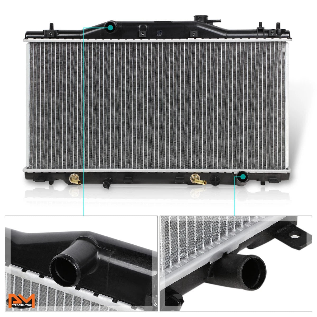 Aluminum Core Radiator for Acura RSX 2.0L AT (2002–2006) DPI-2412