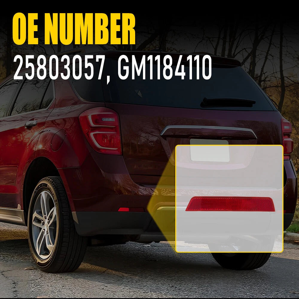Rear Bumper Reflector Light for Chevrolet Equinox (2010–2017)
