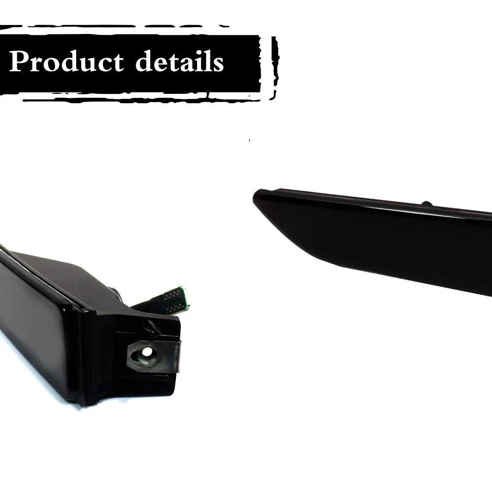 Smoked Amber LED Front Bumper Side Marker Signal Lights for Ford Fusion (2010–2012)