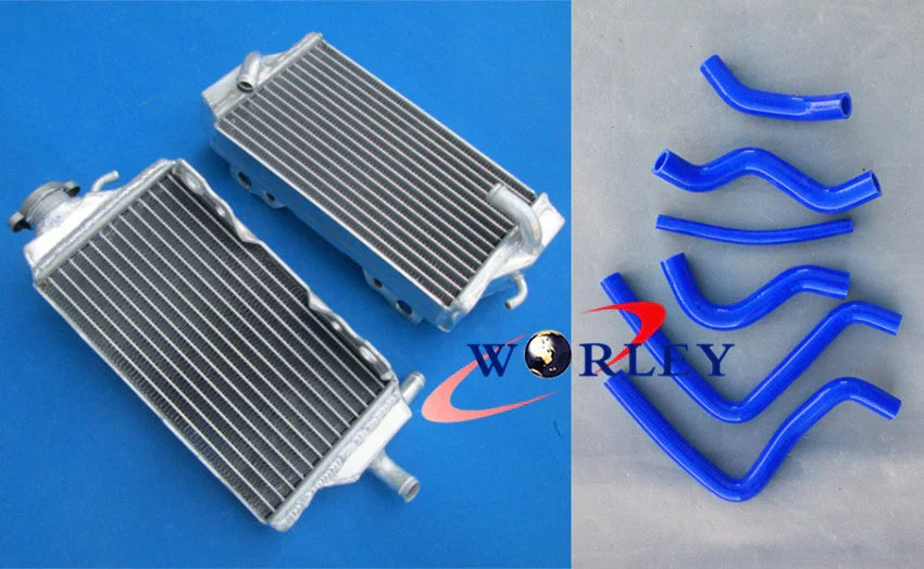Aluminum Radiator & 6 Hose Set for Honda CR125R CR125 (2000-2001)