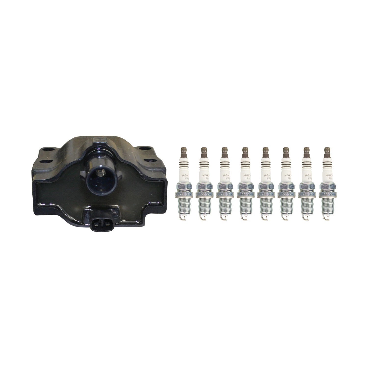 Set of 8 Hitachi Ignition Coils & NGK Ruthenium Spark Plugs for LS400 SC400 (1990–2000)