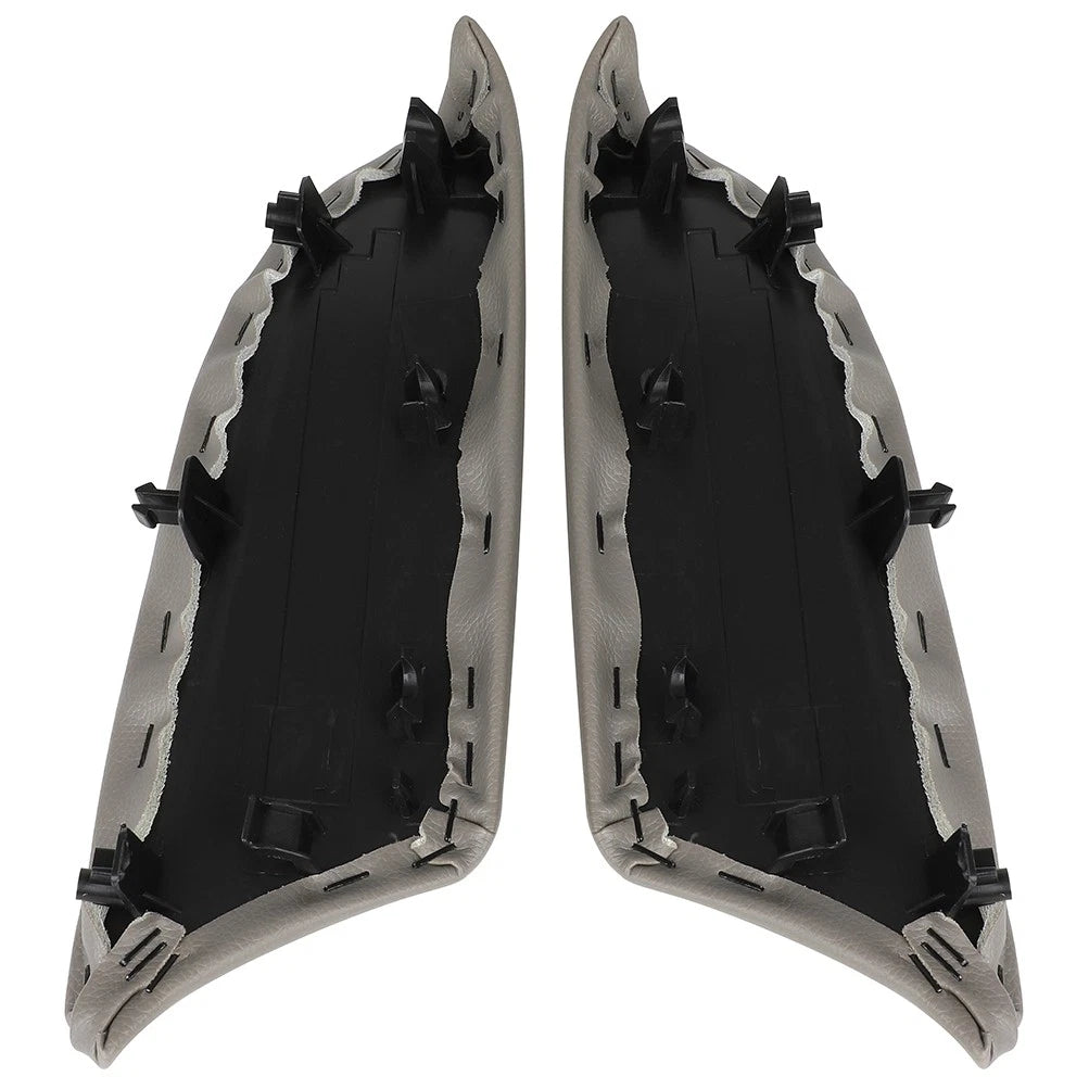 Complete Door Panel Armrest Leather & Base Plate for Honda Accord (2008–2012) Grey