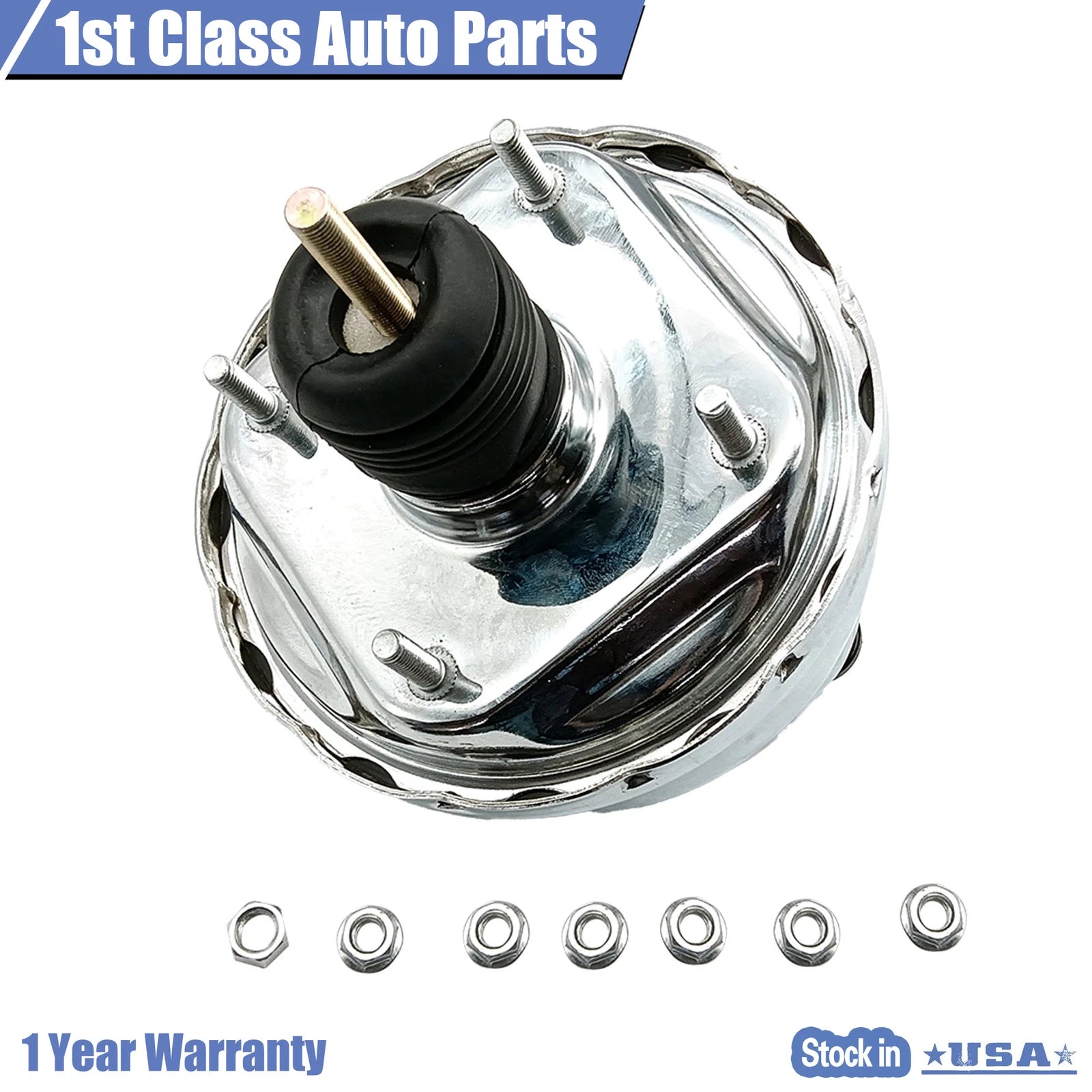 Set of 4 Wheel Disc Dual Power Booster & Master Cylinder for Make Model