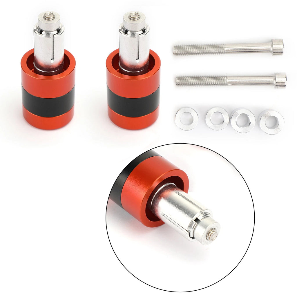 Anti Vibration Handle Bar End Cap for Motorcycle (7/8" 22mm, M6/M8)
