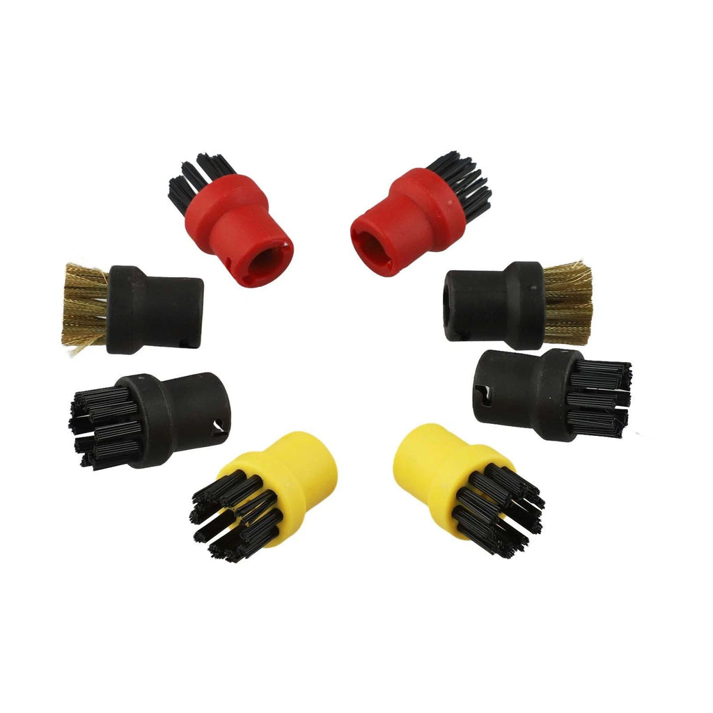 8 Pack Nylon and Stainless Steel Brushes for Cleaning Tools