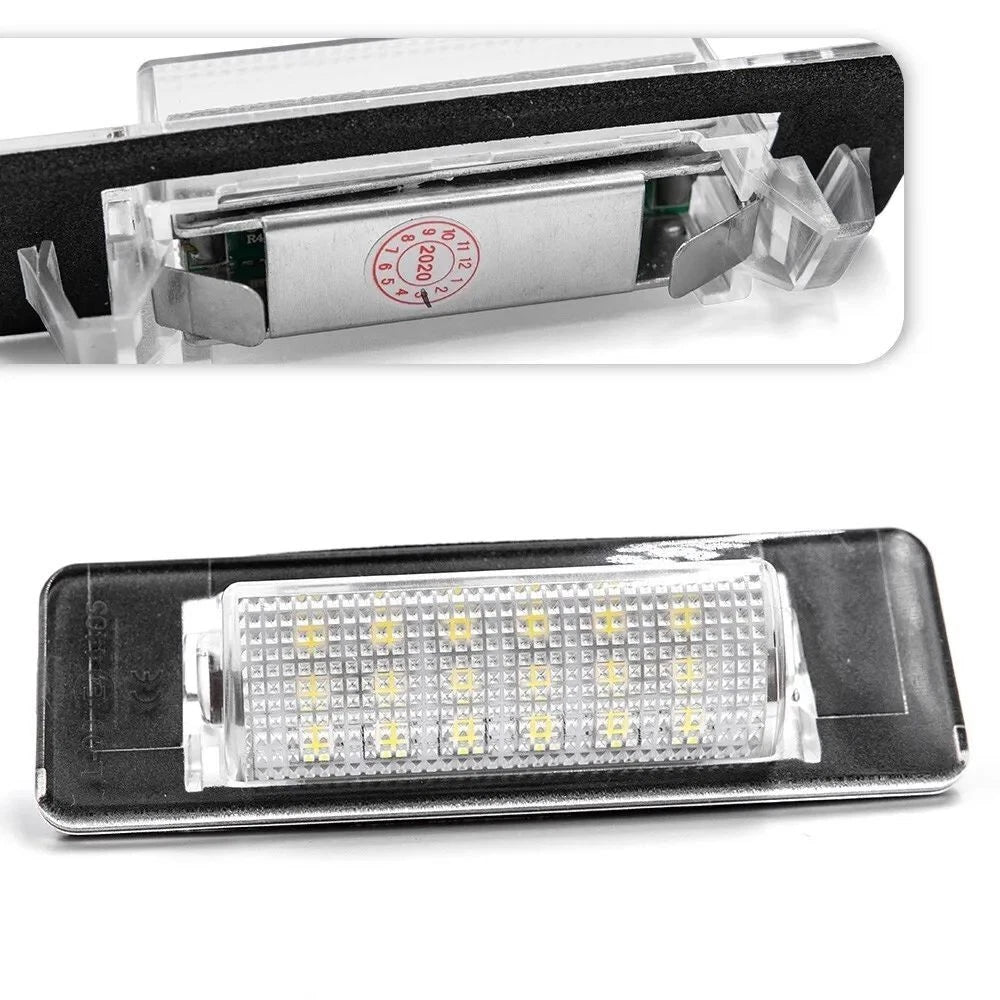 2X LED License Plate Light for Mercedes W210 E Class (1996–2002) W202 (1997–2000)