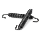 Black Universal Long Outlaw Racing Stainless Header Exhaust Springs 83mm
