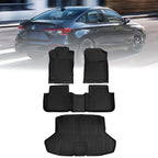 All Weather Floor Mat & Cargo Liner for Honda Civic Sedan (2022–2025) TPE Rubber