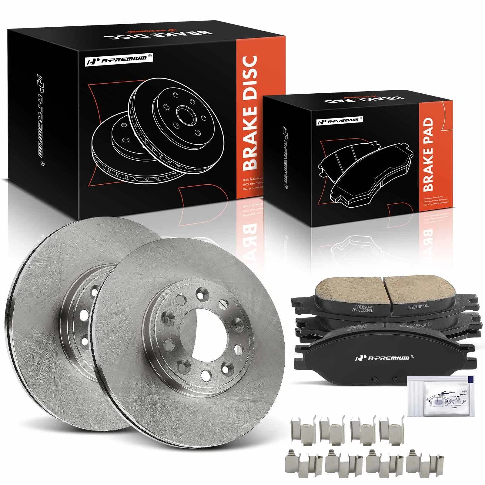Front Brake Rotors & Ceramic Pads for Ford Windstar (1999–2003)