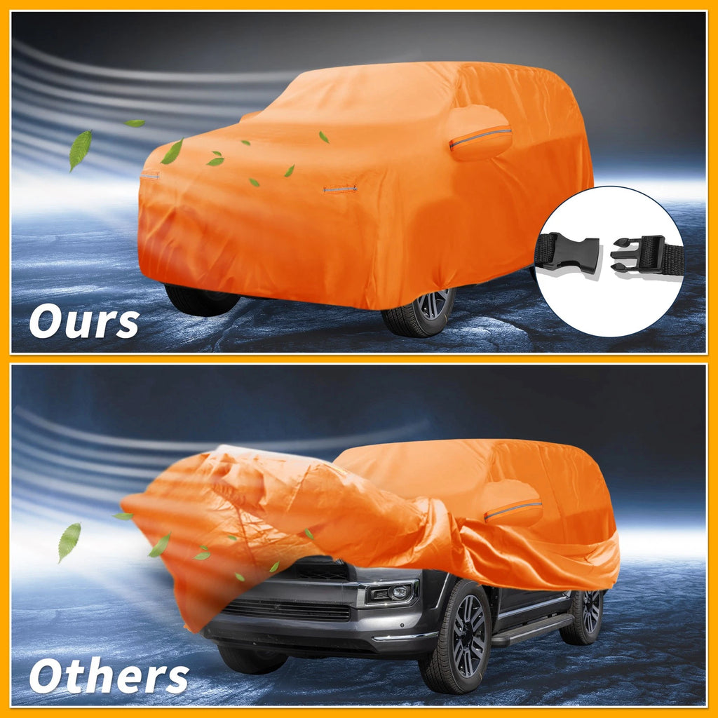 Waterproof Car Cover for Toyota 4Runner (2010–2023) 210D-PU with Zipper