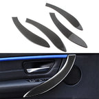 Interior Inner Door Handle Pull Cover Trim for BMW 3 Series F30 F31 (2012–2019) Carbon Fiber