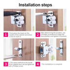 12 Pack Stainless Steel Double Roller Catches for Cabinet Wardrobe