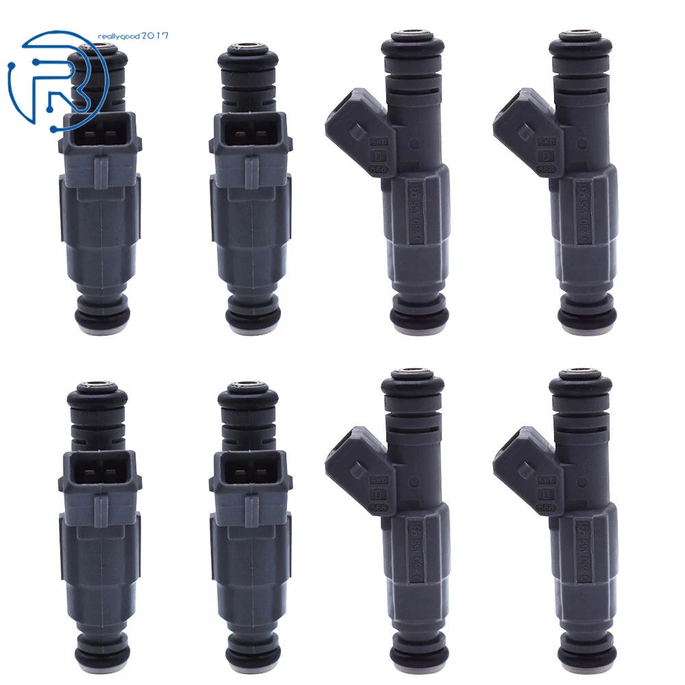 Set of 8 Fuel Injectors for Pontiac Firebird 5.7L V8 (1999–2002) 0280155931 0280156211