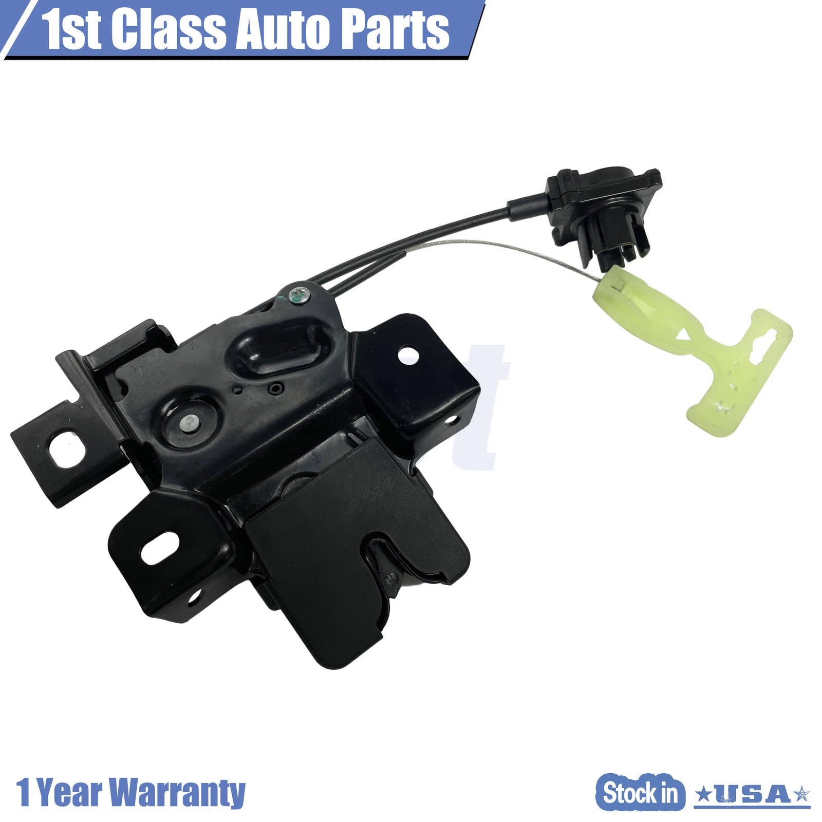 Trunk Deck Lid Latch Lock & Cable for Ford Mustang