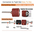 Set of 100 Drum Sanding Bands 320 Grit for Rotary Tool