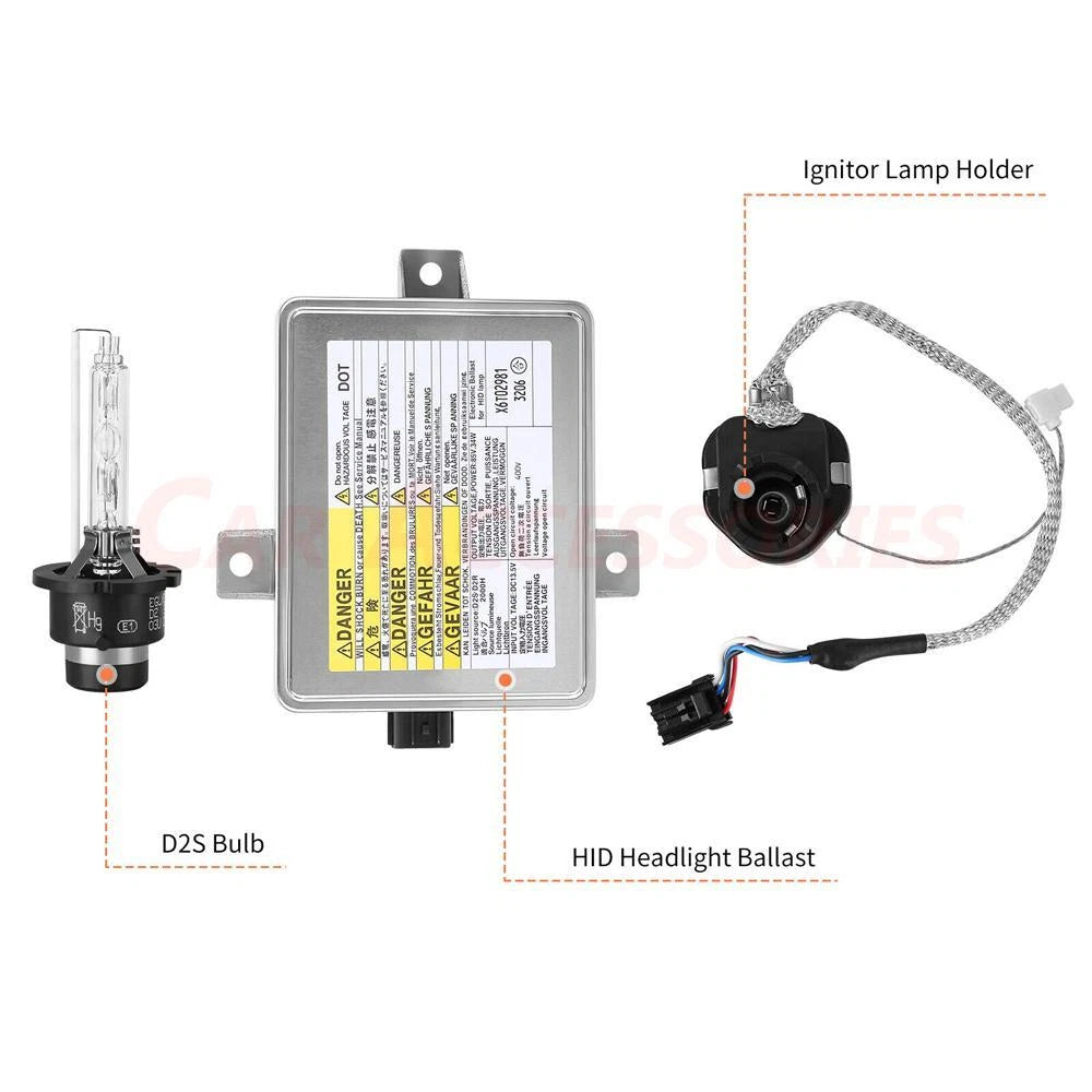 Set of 2 HID Xenon Headlight Ballast & Igniter & Bulb for Acura TL (2002–2005)