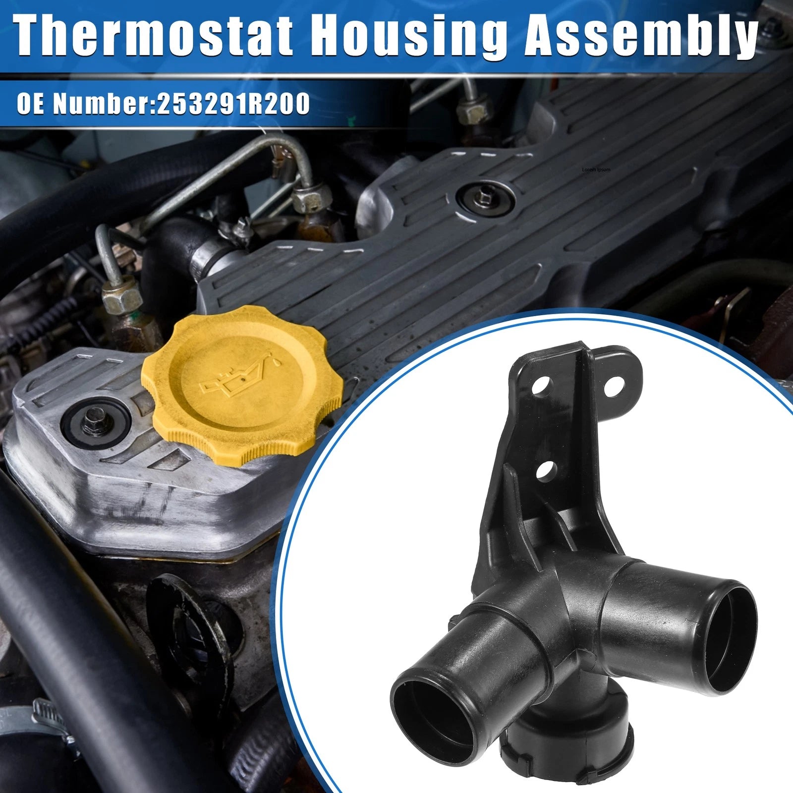 Coolant Filler Neck for Hyundai Accent (2012–2017)